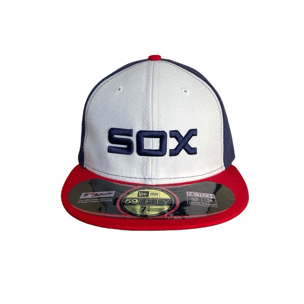 NewEra Chicago White Sox On-Field 59FIFTY Fitted Hat/Cap Size 7 1/4 Made In USA